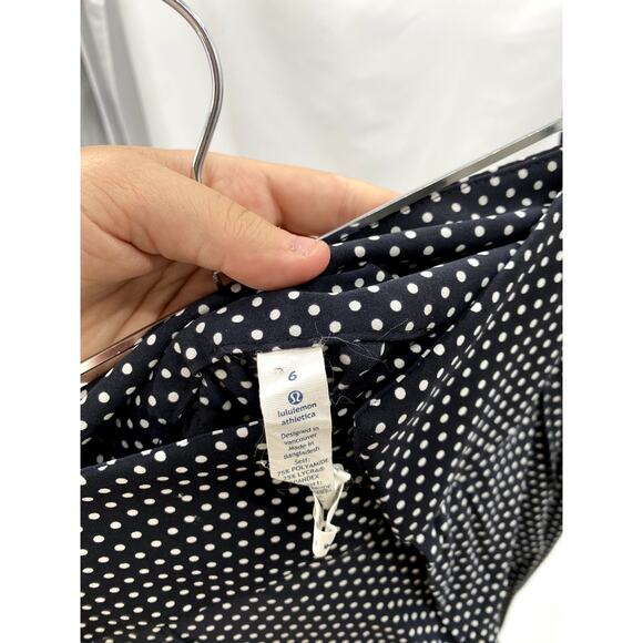 Lululemon 6 Departure Pant - Biggy Dot Printed Black Ghost - Picture 6 of 7